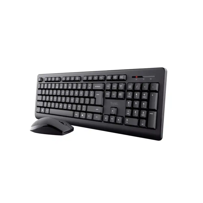 Set teclado + raton trust primo inalambrico usb 2.0 color negro