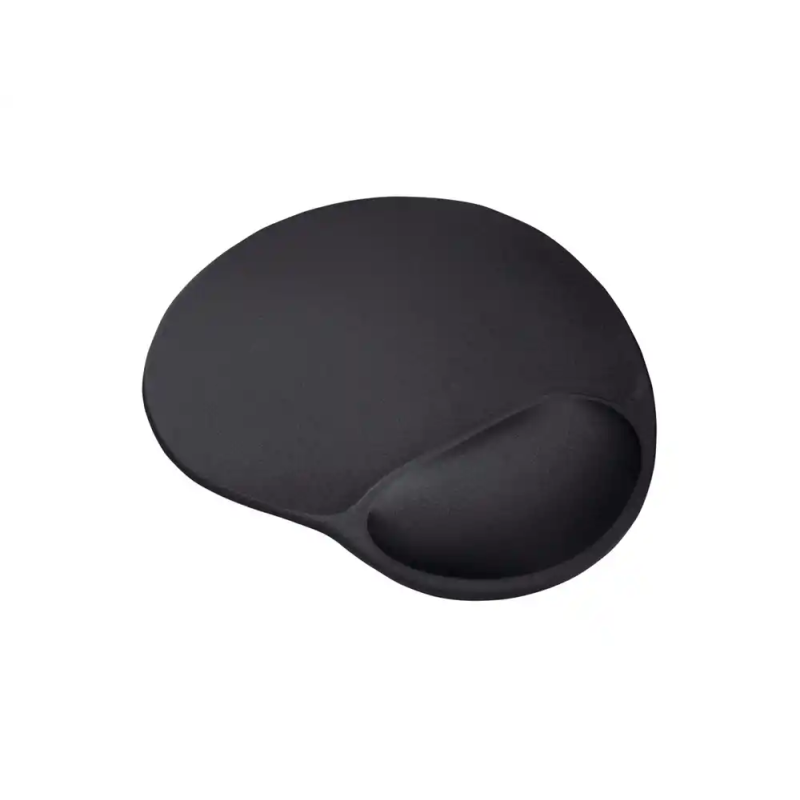 Alfombrilla de raton trust bigfoot pad color negro 236x205 mm