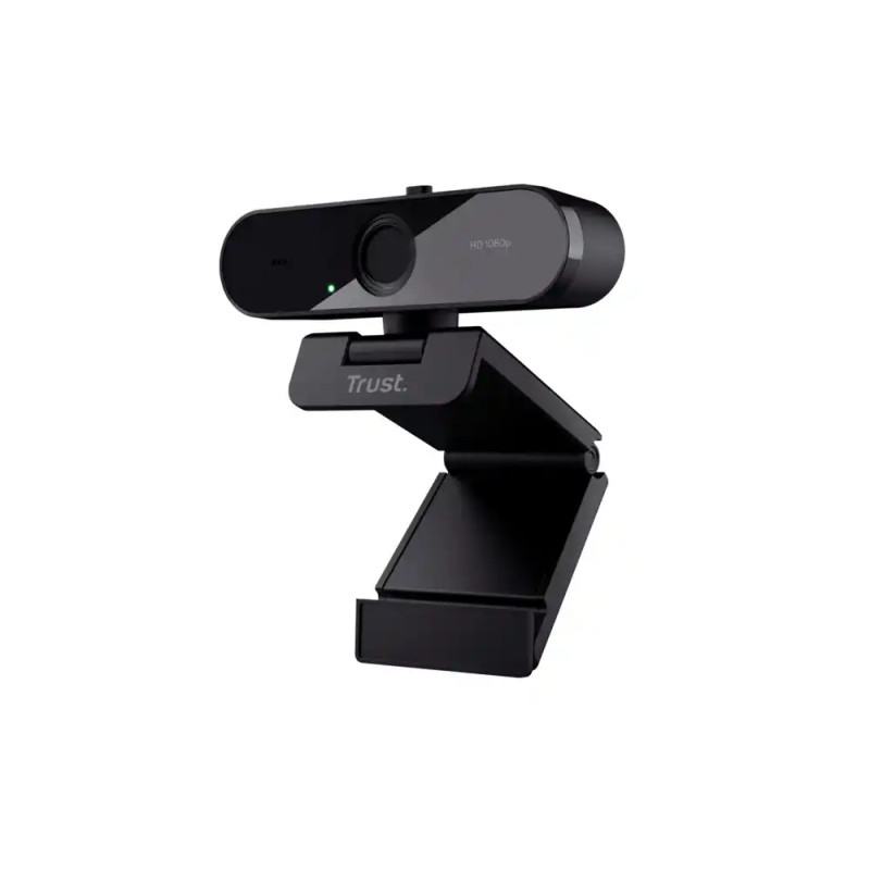Camara webcam trust tw-200 full hd usb 2.0 1920x1080 color negro