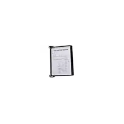 Portacatalogo de pared djois pro con 5 fundas a4 polipropileno easy load color negro 355x390x170 mm