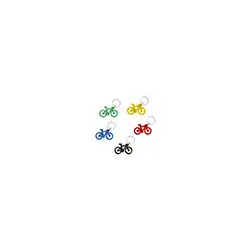 Llavero bicicleta acrilico reciclado pack de 5 unidades colores surtidos