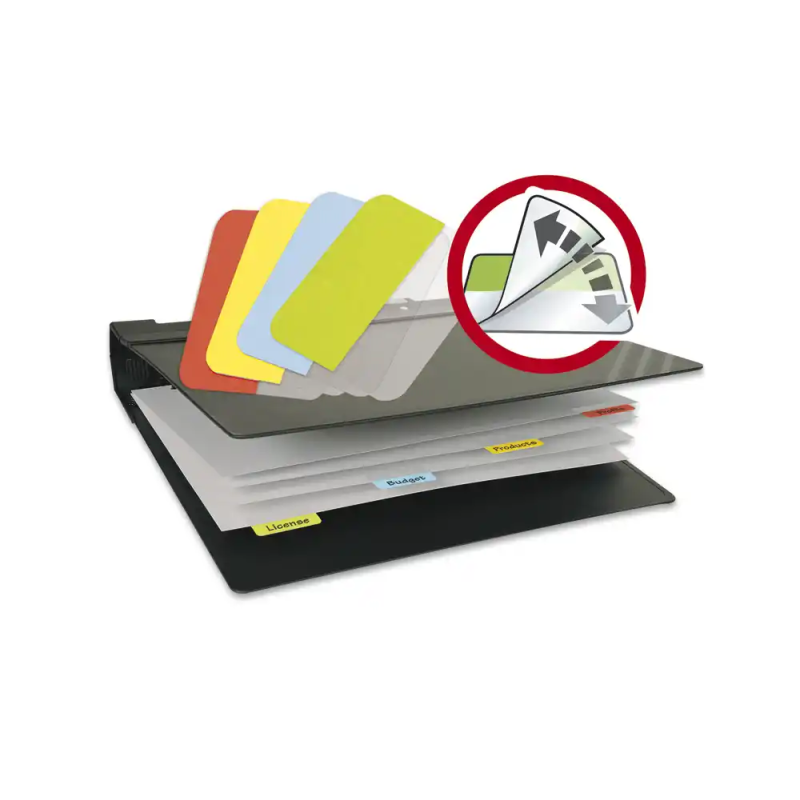 Banderitas separadoras rigida djois removible 12x40 mm pack de 48 unidades colores surtidos