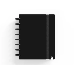 Cuaderno ingeniox foam a5 80h rayado horizontal negro