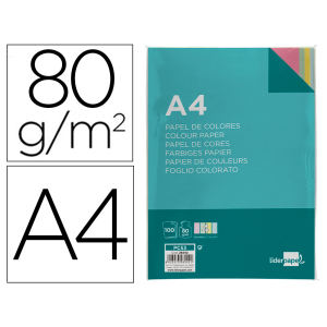 Papel color liderpapel a4...