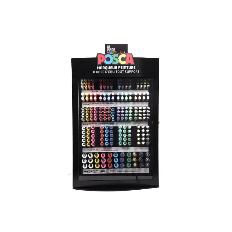 Expositor de suelo rotulador uni posca marcador de pintura 281 unidades colores surtidos