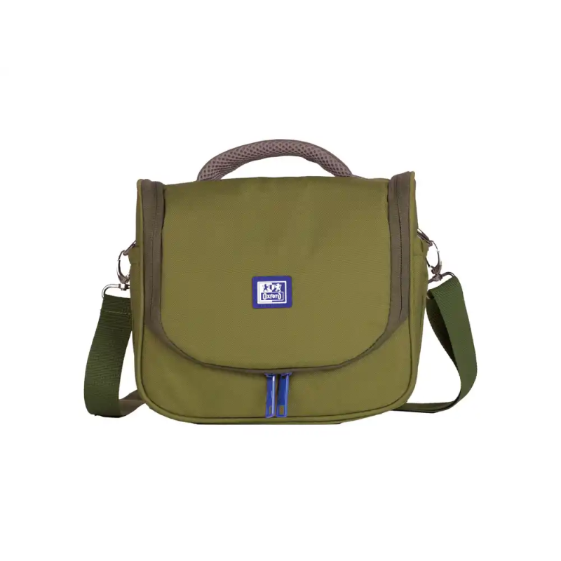 Bolsa isotermica oxford b-foodie rpet color verde militar 220x250x160 mm