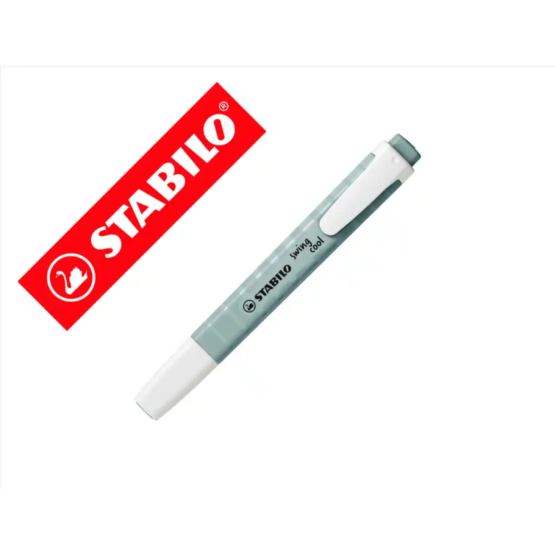 Rotulador stabilo fluorescente fino swing cool nature colors verde tierra