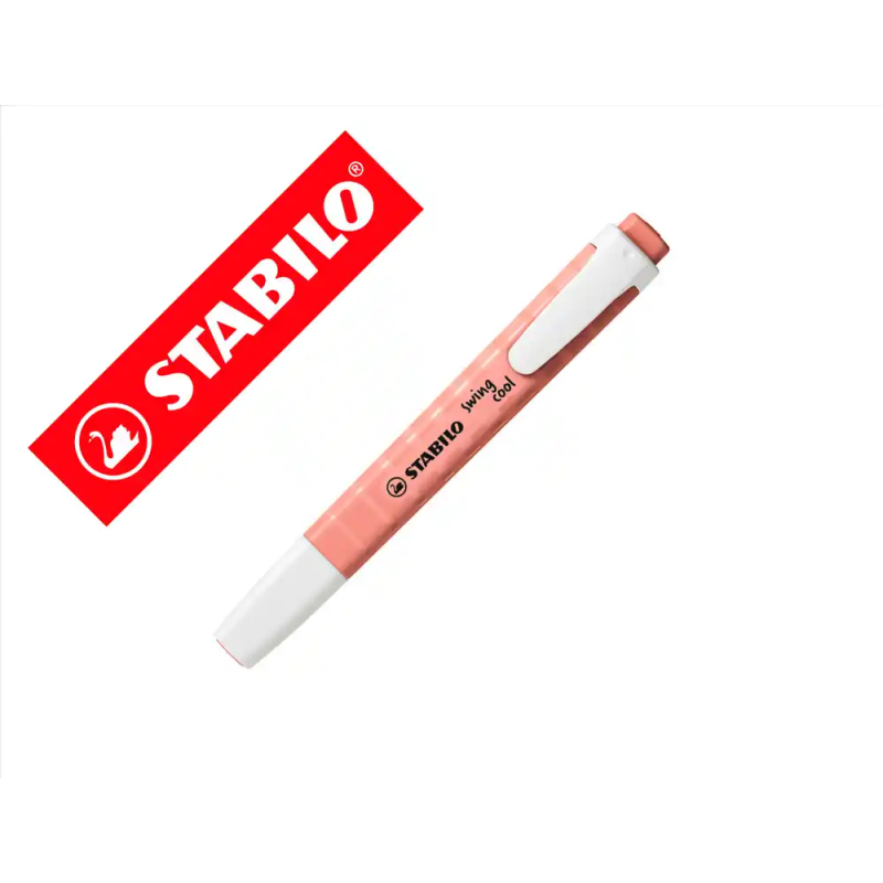 Rotulador stabilo fluorescente fino swing cool nature colors siena