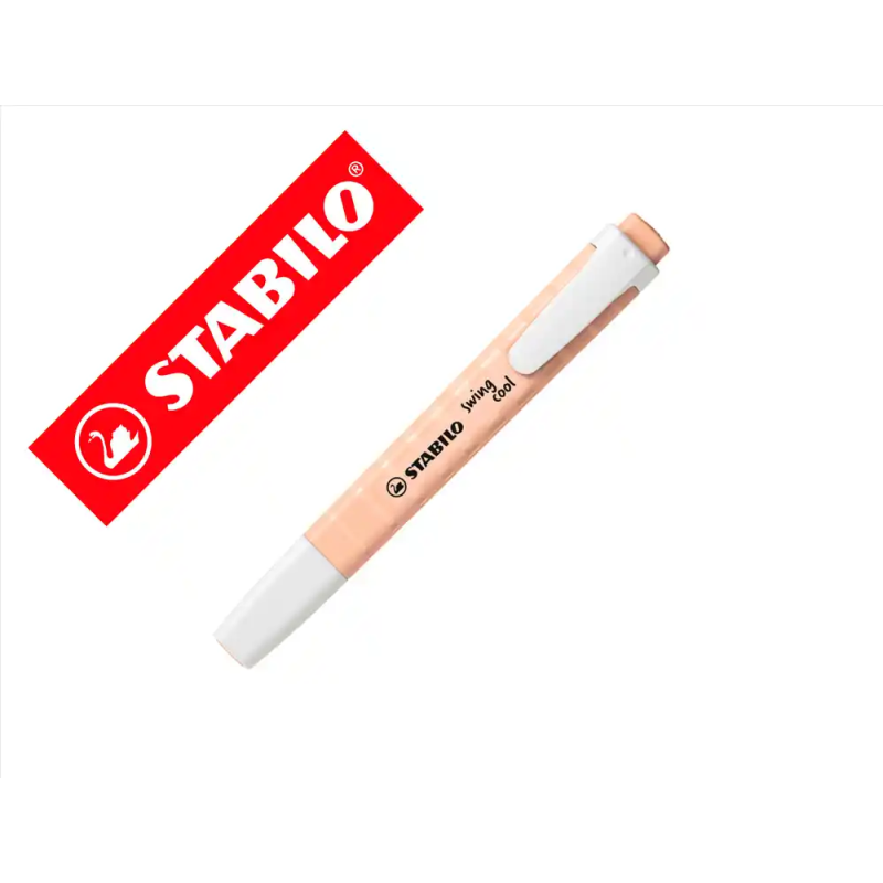 Rotulador stabilo fluorescente fino swing cool nature colors beige