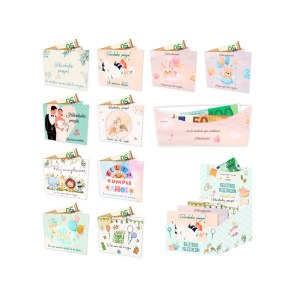 Billetero surtido plata