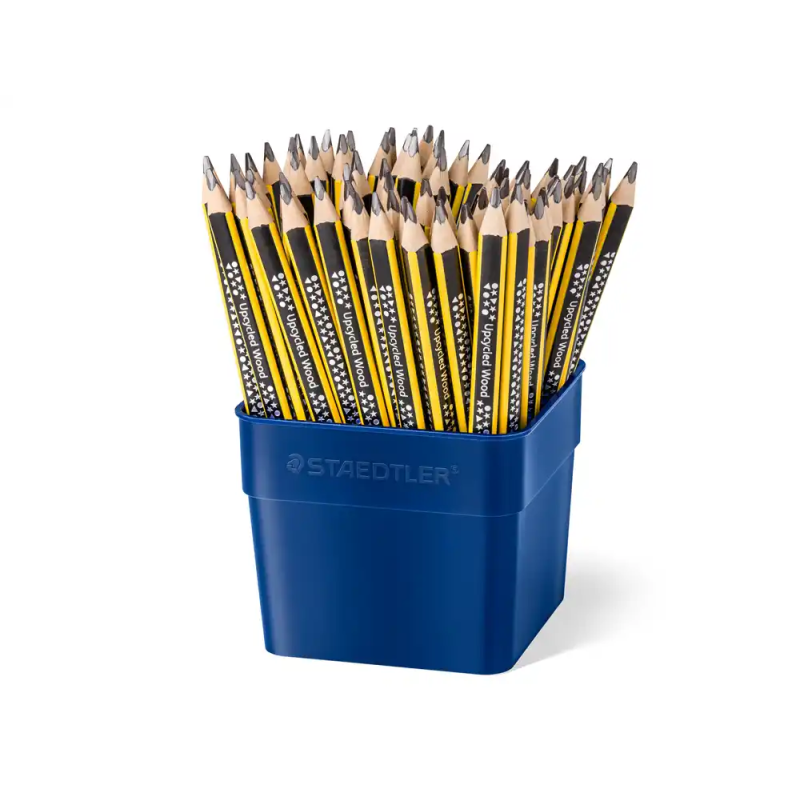 Lapices de grafito staedtler 119 triangular jumbo mina 2 mm hb bote de 72 unidades