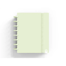 Cuaderno ingeniox foam a5 80h rayado horizontal verde pastel