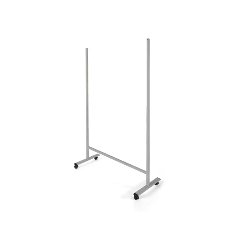 Soporte rocada movil universal para pizarras de pared de 120 a 200 cm con ruedas y freno