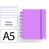 Cuaderno ingeniox foam a5 80h rayado horizontal violeta