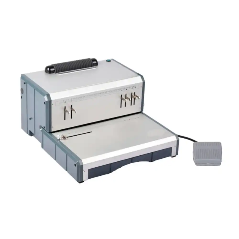 Encuadernadora para espiral yosan p156 electrica con insertador paso 4:1 perfora 25 hojas encuaderna hasta 200