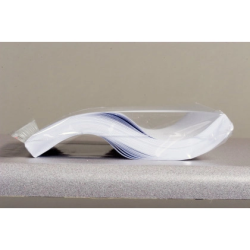 Funda multitaladro leitz con fuelle din a4 con refuerzo 170 mc cristal pack de 10 unidades