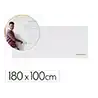 Pizarra blanca bi-office loop magnetica acero lacado sin marco 180x100 cm