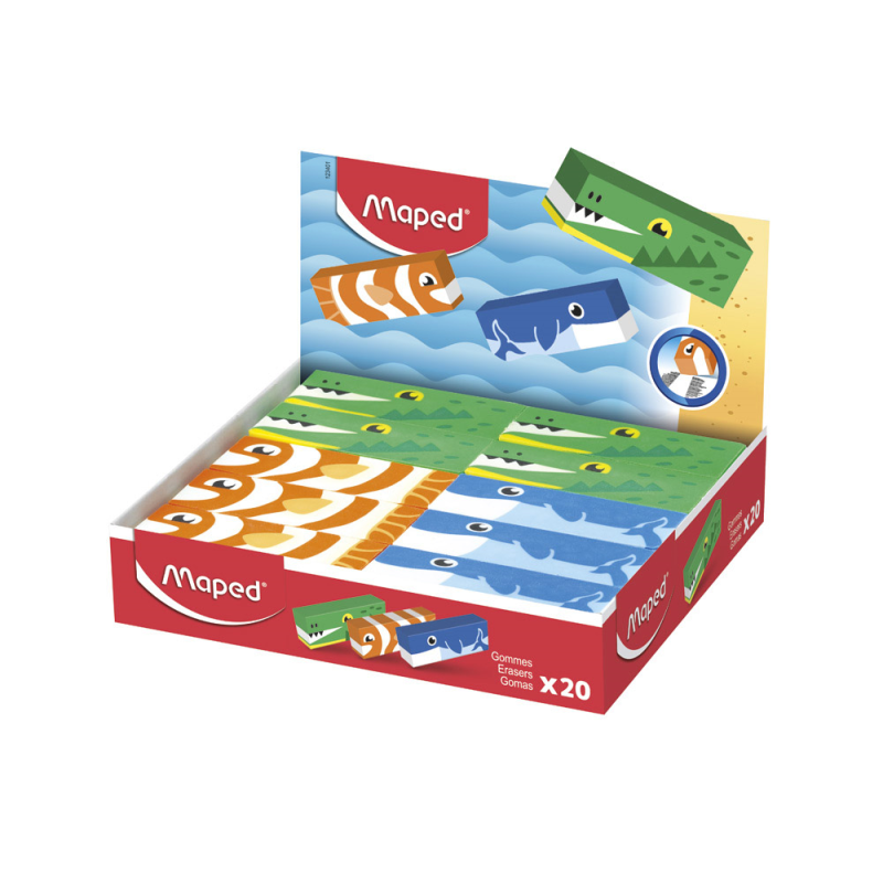 Gomas de borrar maped animales