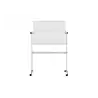 Pizarra blanca bi-office ayda magnetica acero lacado volteable movil 106,5x75 cm
