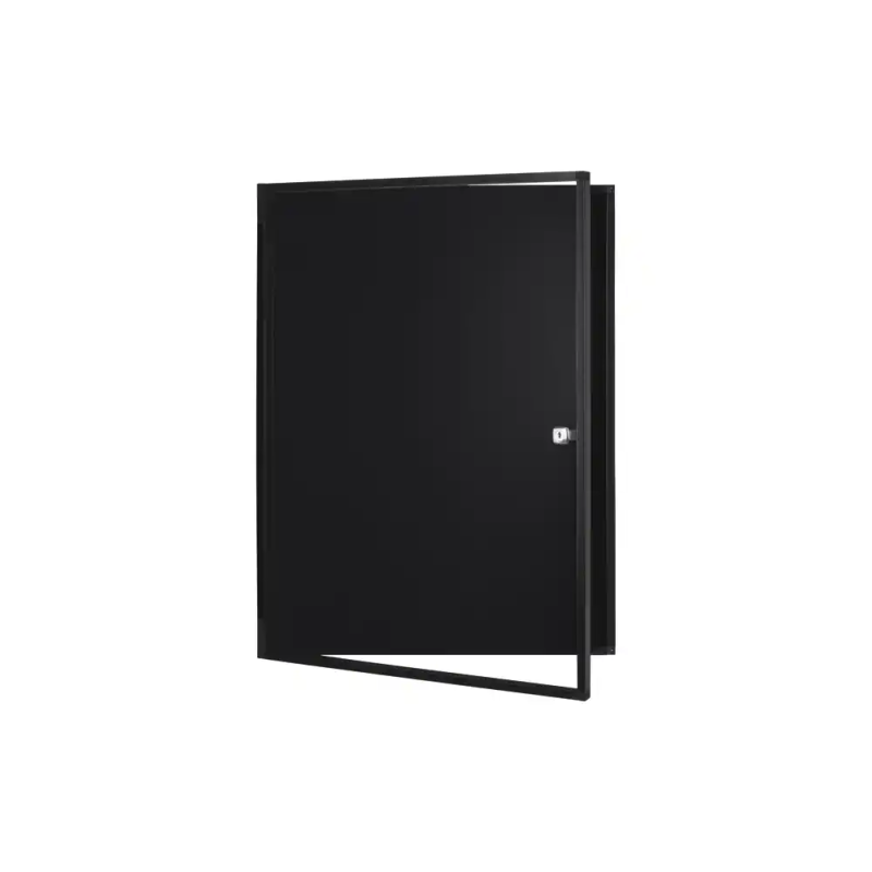 Vitrina de anuncios bi-office new gen magnetica acero lacado 9xa4 para interior color negro 696x933x36 mm