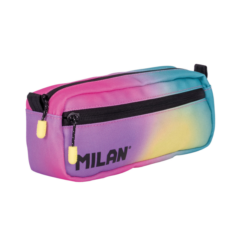 Estuche portatodo milan cuadrado 2 cremalleras sunset 210x85x61 mm