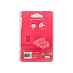 Portaboligrafo autoadhesivo antartik para cuaderno note con elastico hasta 15 mm grosor 1mm fucsia 40x40 mm