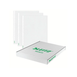 Funda multitaladro leitz con fuelle din a4 con refuerzo 170 mc cristal pack de 10 unidades