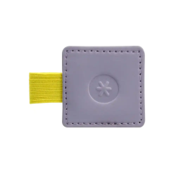 Portaboligrafo autoadhesivo antartik para cuaderno note con elastico hasta 15 mm grosor 1mm morado y amarillo