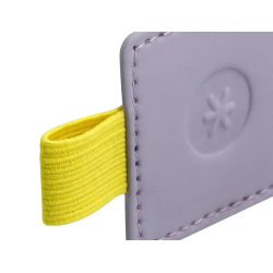 Portaboligrafo autoadhesivo antartik para cuaderno note con elastico hasta 15 mm grosor 1mm morado y amarillo
