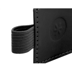 Portaboligrafo autoadhesivo antartik para cuaderno note con elastico hasta 15 mm grosor 1mm negro