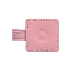 Portaboligrafo autoadhesivo antartik para cuaderno note con elastico hasta 15 mm grosor 1mm rosa 40x40 mm