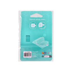 Portaboligrafo autoadhesivo antartik para cuaderno note con elastico hasta 15 mm grosor 1mm turquesa 40x40