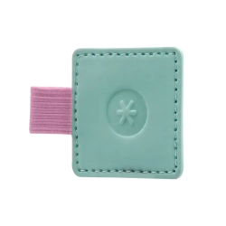 Portaboligrafo autoadhesivo antartik para cuaderno note con elastico hasta 15 mm grosor 1mm turquesa y rosa