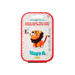 Pasta para modelar imaginovo de secado al aire set de colores surtidos con instrucciones leon