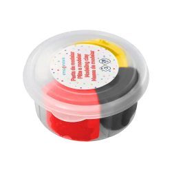 Pasta para modelar imaginovo de secado al aire set de colores surtidos con instrucciones conejito