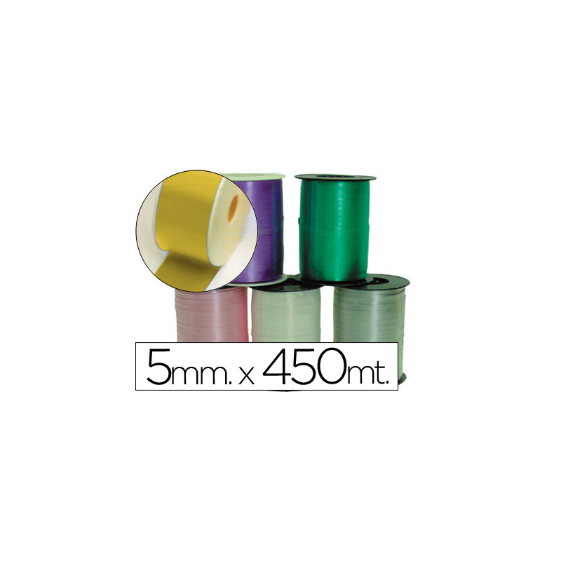 Cinta fantasia 500 mt x 5 mm oro