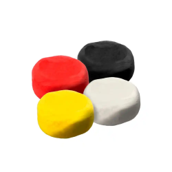 Pasta para modelar imaginovo de secado al aire set de colores surtidos con instrucciones conejito