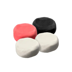 Pasta para modelar imaginovo de secado al aire set de colores surtidos con instrucciones panda