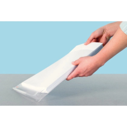 Funda multitaladro leitz con fuelle din a4 con refuerzo 170 mc cristal pack de 10 unidades