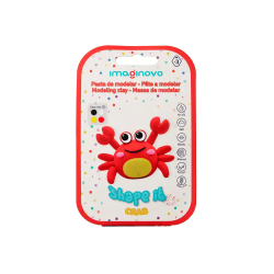 Pasta para modelar imaginovo de secado al aire set de colores surtidos con instrucciones cangrejo
