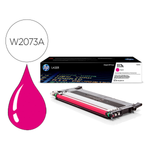 Toner hp 117a laser color 150a / 150nw / 178nw / 178nwg / 179fnw magenta 700 paginas