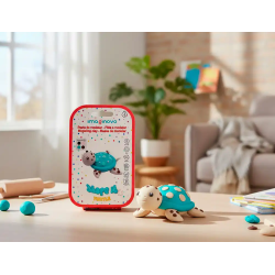 Pasta para modelar imaginovo de secado al aire set de colores surtidos con instrucciones tortuga