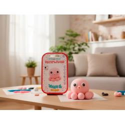 Pasta para modelar imaginovo de secado al aire set de colores surtidos con instrucciones pulpo