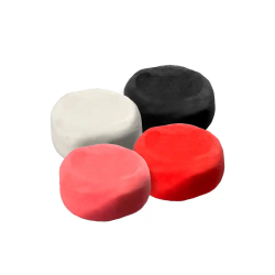 Pasta para modelar imaginovo de secado al aire set de colores surtidos con instrucciones cerdito