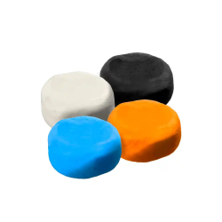 Pasta para modelar imaginovo de secado al aire set de colores surtidos con instrucciones pinguino