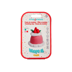 Pasta para modelar imaginovo de secado al aire set de colores surtidos con instrucciones tarta de fresa