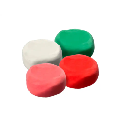 Pasta para modelar imaginovo de secado al aire set de colores surtidos con instrucciones tarta de fresa