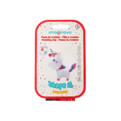 Pasta para modelar imaginovo de secado al aire set de colores surtidos con instrucciones unicornio