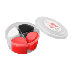 Pasta para modelar imaginovo de secado al aire set de colores surtidos con instrucciones dinosaurio rojo