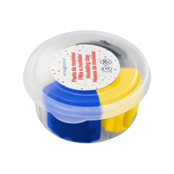 Pasta para modelar imaginovo de secado al aire set de colores surtidos con instrucciones dinosaurio azul